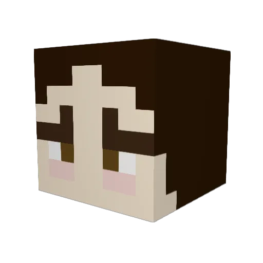 minerman47415 Minecraft avatar head, 3D render