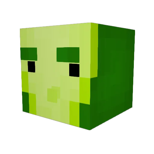 minermatey1 Minecraft avatar head, 3D render