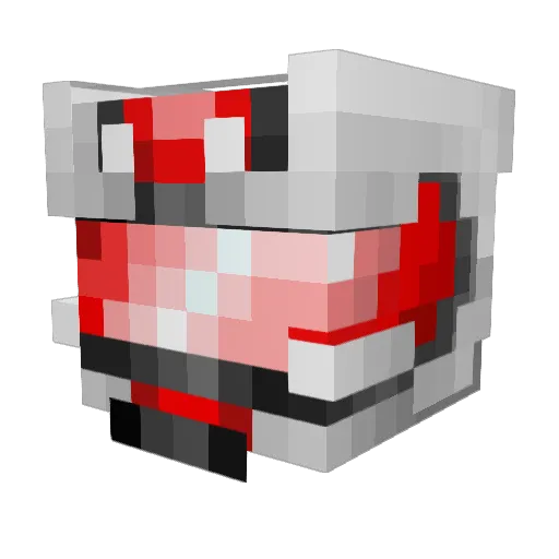 minerobledo Minecraft avatar head, 3D render