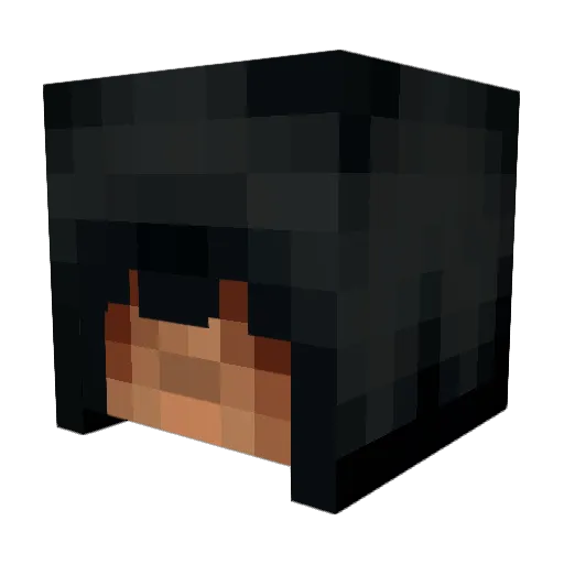 minerocker97 Minecraft avatar head, 3D render