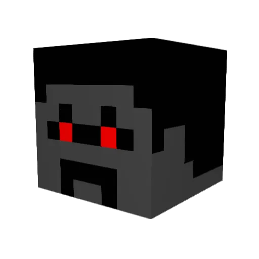minerofthebest Minecraft avatar head, 3D render
