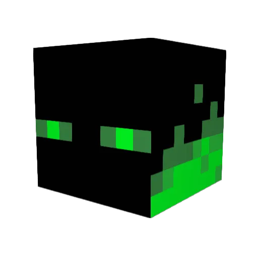 minersforlife Minecraft avatar head, 3D render