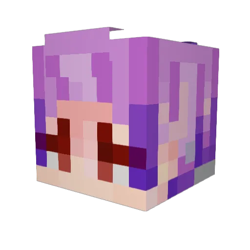 mines46 Minecraft avatar head, 3D render