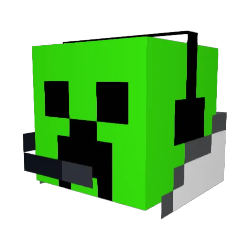 mineshaft1234 Minecraft avatar head, 3D render