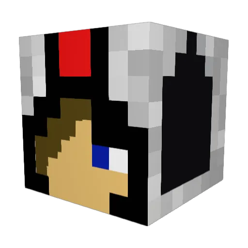 minestorm23 Minecraft avatar head, 3D render