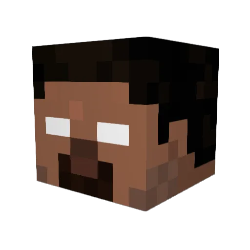 minetakieta Minecraft avatar head, 3D render
