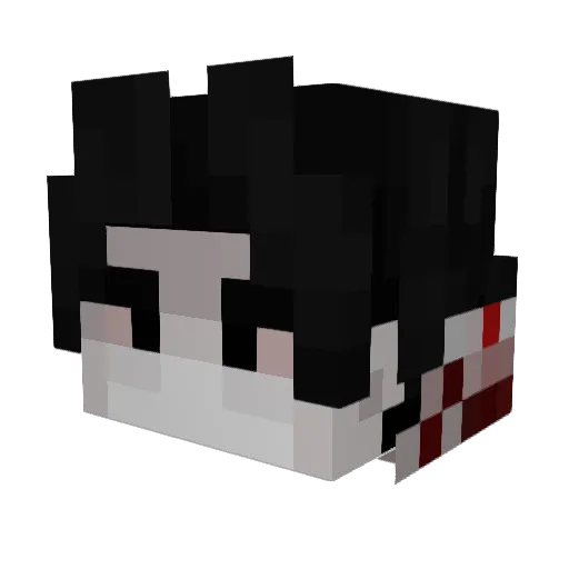 minetcrafthater Minecraft avatar head, 3D render