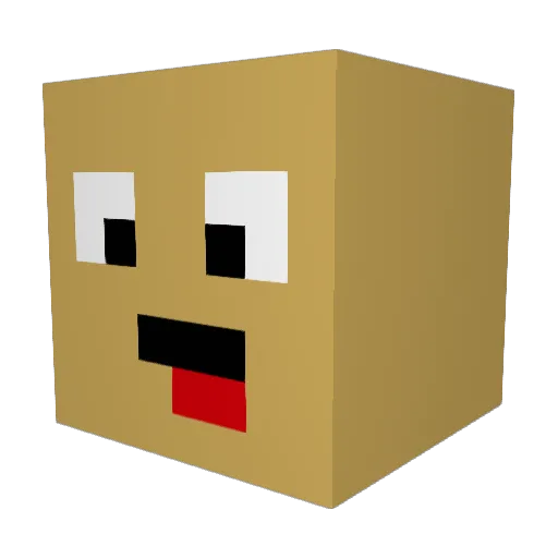 minetino03 Minecraft avatar head, 3D render