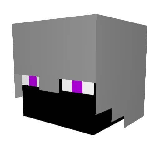 minetransformer Minecraft avatar head, 3D render