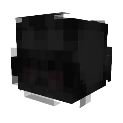 minevil27 Minecraft avatar head, 3D render