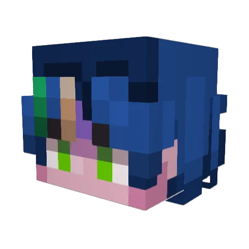 ming736 Minecraft avatar head, 3D render