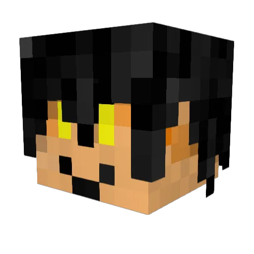 ming79 Minecraft avatar head, 3D render