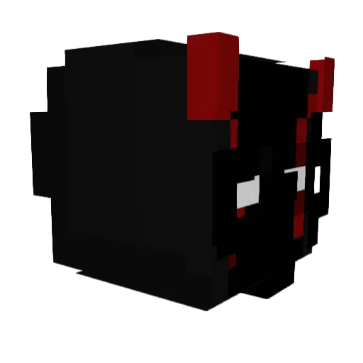 mingbong6696 Minecraft avatar head, 3D render