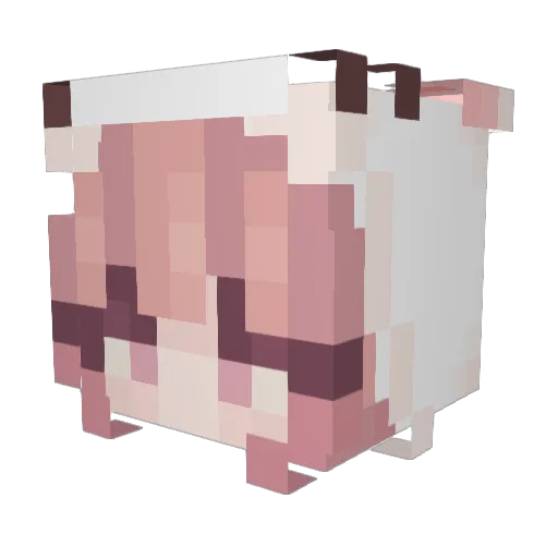 minggggggggggggg Minecraft avatar head, 3D render