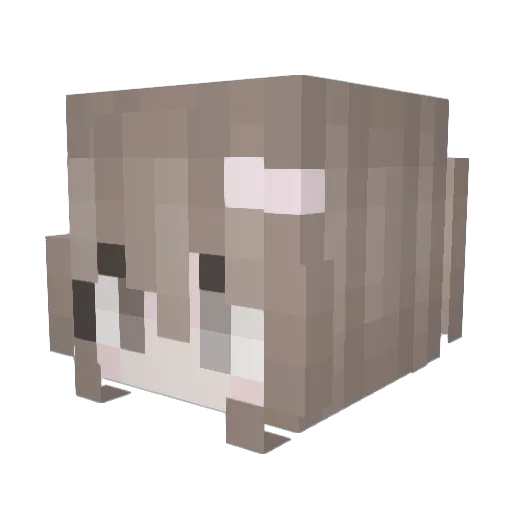 mingo_15 Minecraft avatar head, 3D render