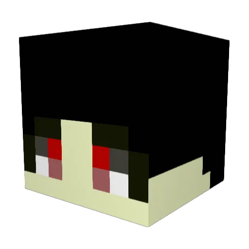 minguYT Minecraft avatar head, 3D render