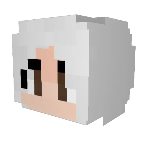mingug Minecraft avatar head, 3D render