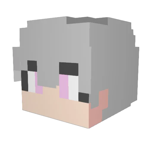 mingyeol1008255 Minecraft avatar head, 3D render