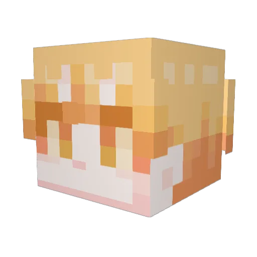 mingyu0428 Minecraft avatar head, 3D render