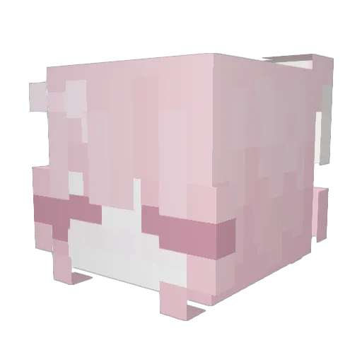minhtamzz Minecraft avatar head, 3D render