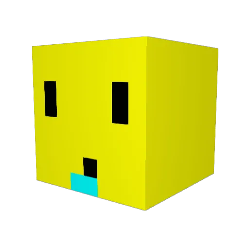 minhyuk15 Minecraft avatar head, 3D render