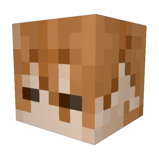 mini0321 Minecraft avatar head, 3D render