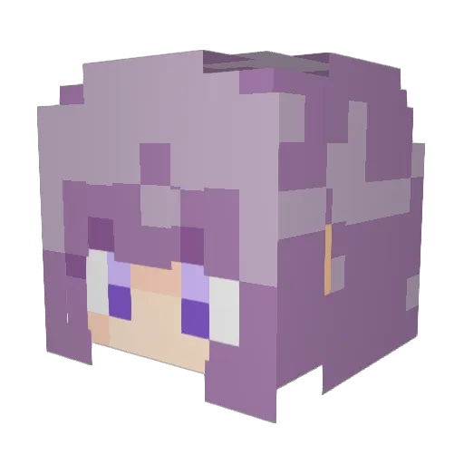 mini066 Minecraft avatar head, 3D render