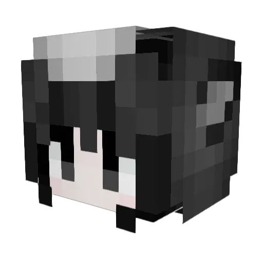 mini101 Minecraft avatar head, 3D render
