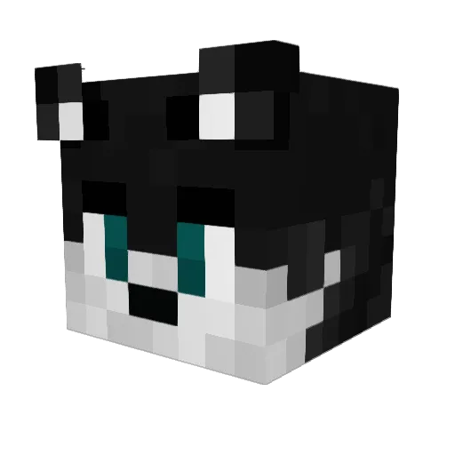 mini368 Minecraft avatar head, 3D render