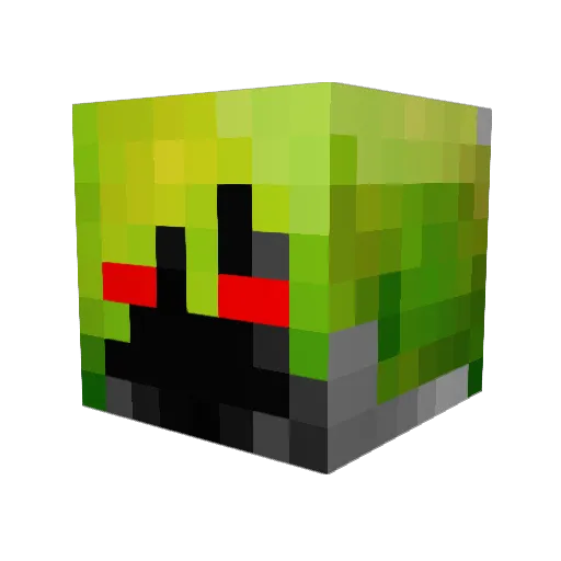 mini_A123 Minecraft avatar head, 3D render