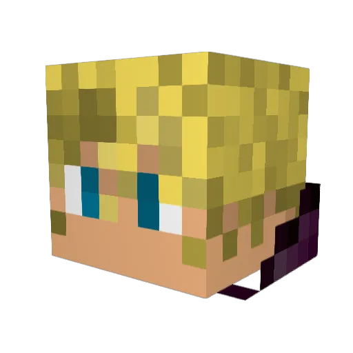 mini_core11 Minecraft avatar head, 3D render