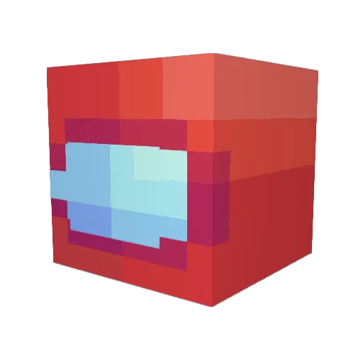 mini_crafterLOL Minecraft avatar head, 3D render