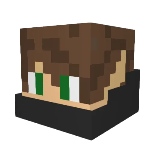 mini_mack1 Minecraft avatar head, 3D render