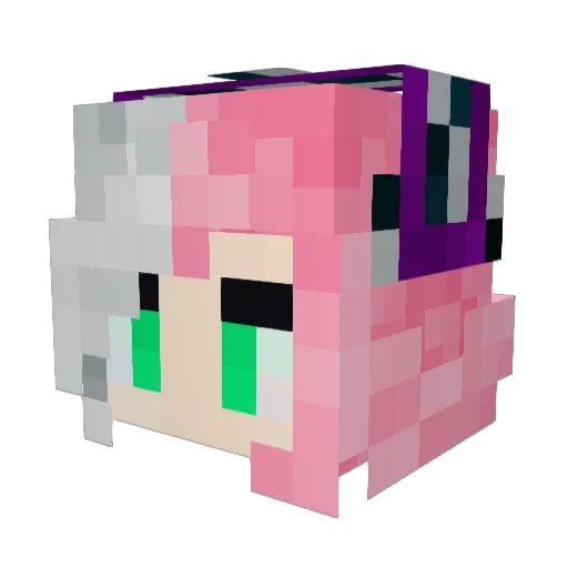 mini_tweak Minecraft avatar head, 3D render