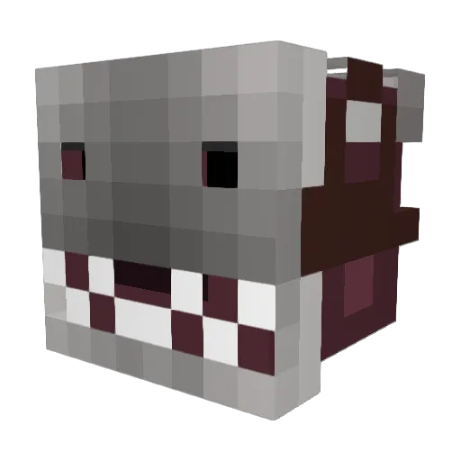 miniamobfighter Minecraft avatar head, 3D render