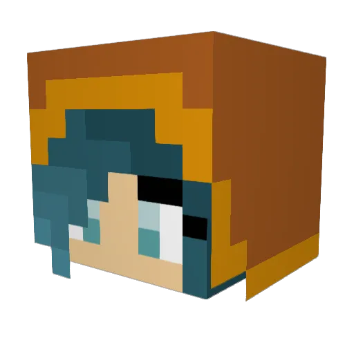 minibenson11 Minecraft avatar head, 3D render