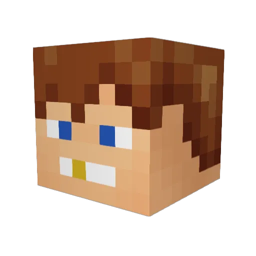 miniboraso Minecraft avatar head, 3D render