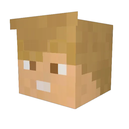 miniboss_z Minecraft avatar head, 3D render