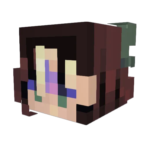 minibossminion2 Minecraft avatar head, 3D render