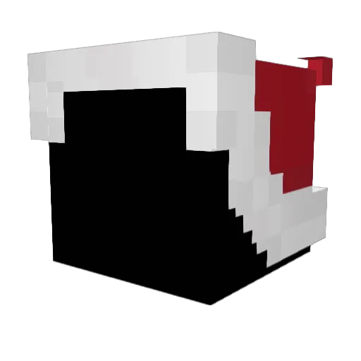 minibugs Minecraft avatar head, 3D render