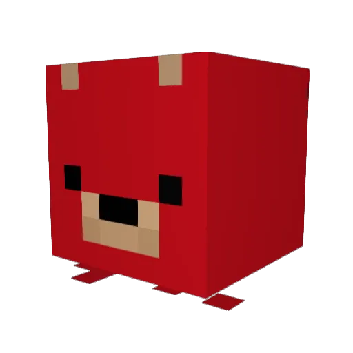 minidavo22 Minecraft avatar head, 3D render