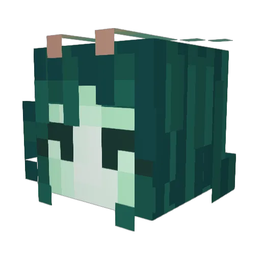 minigoku17 Minecraft avatar head, 3D render