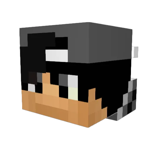 minikiller3108 Minecraft avatar head, 3D render