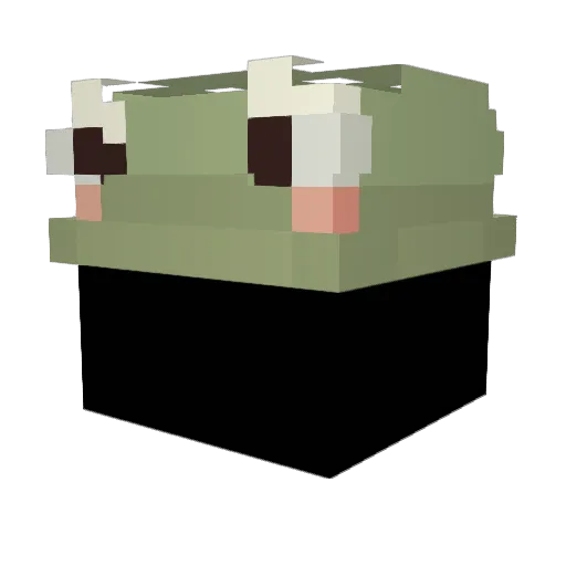 minimaggit Minecraft avatar head, 3D render