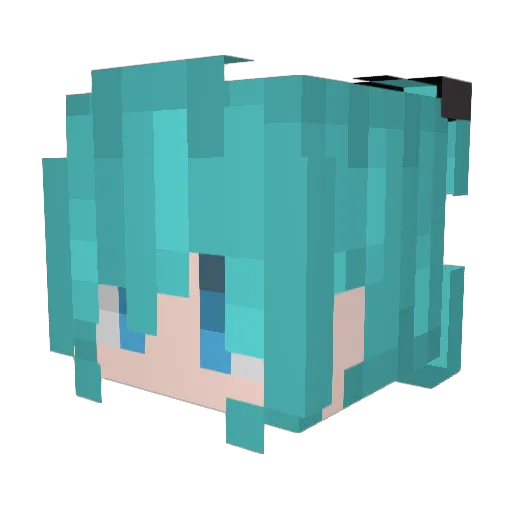 minimalpanic607 Minecraft avatar head, 3D render