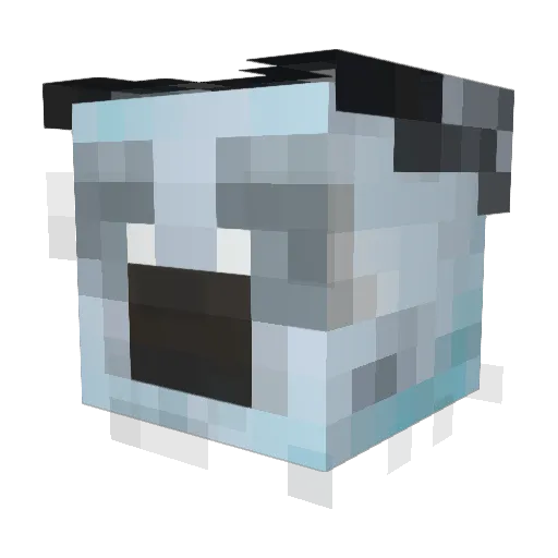 miniman03 Minecraft avatar head, 3D render