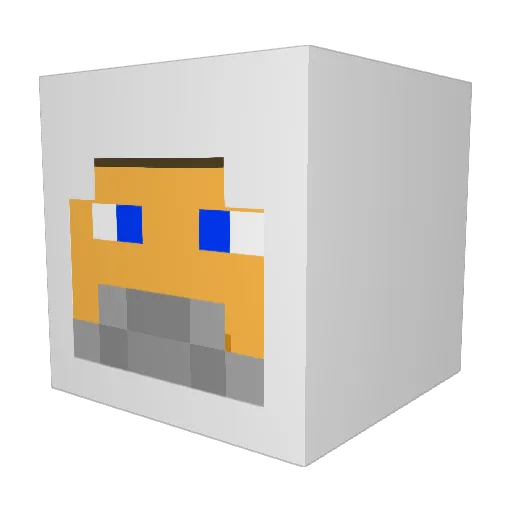 miniman1005 Minecraft avatar head, 3D render