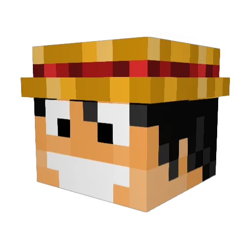 minimat360 Minecraft avatar head, 3D render