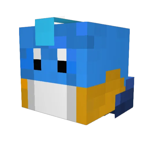 minime77 Minecraft avatar head, 3D render