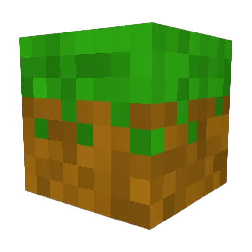 minimier Minecraft avatar head, 3D render